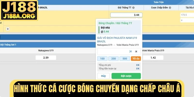 Cược chấp Châu Á